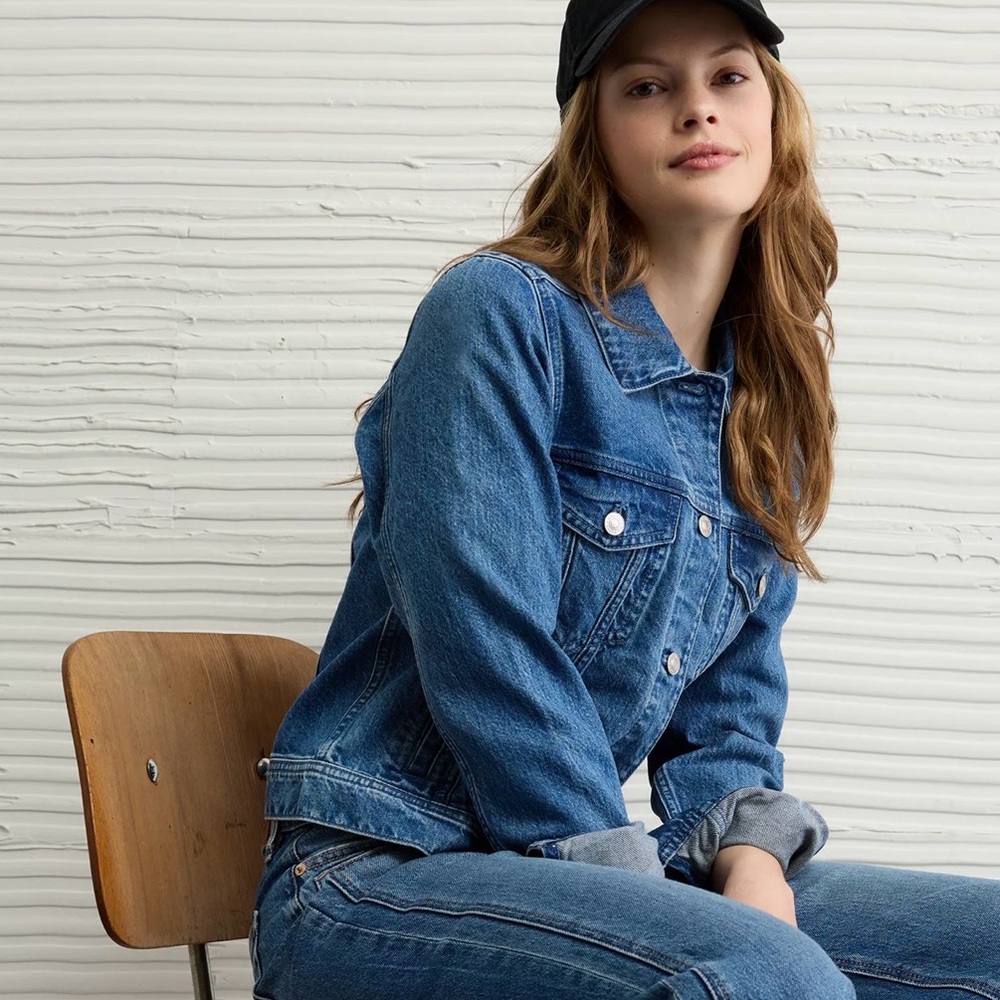 American Eagle Outfitters Blue Jean Jacket